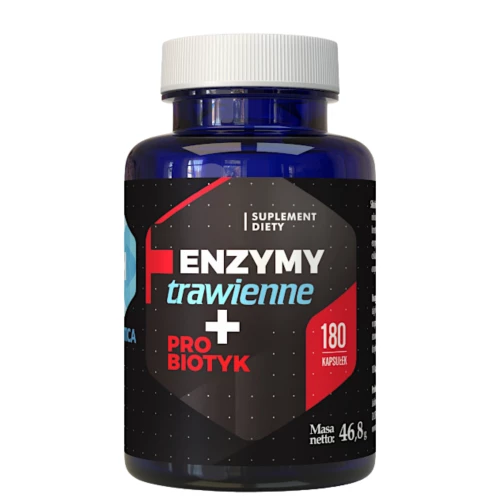 Hepatica - Enzymy + Probiotyk - 180 kapsułek  Hepatica - Enzymy + Probiotyk - 180 kapsułek